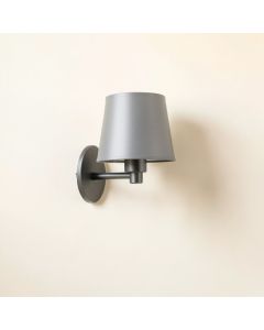 Brook Canyon Wall Sconce Mounted On A Plain Wall - Gray (synthetic illustration; no displayed measurements)
