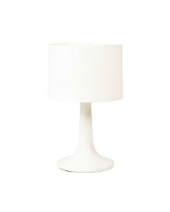 Moonya 23 '' White Table Lamp (synthetic illustration; no displayed measurements)