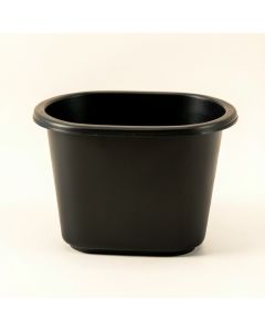 Laurel Crest Empty Raised Planter - Black (synthetic illustration; no displayed measurements)