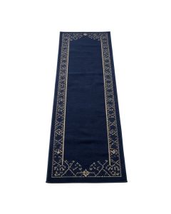 Ash Bluff Narrow Runner Rug - Navy (synthetic illustration; no displayed measurements)