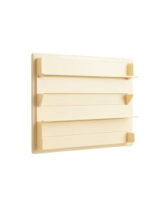 Flint Dale Empty Wall-Mounted Tool Organizer Panel - Ivory