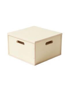 Cedar Arc Low Toy Storage Unit - Cream