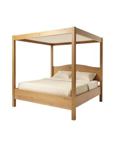 Ainsley Solid Wood Four Poster Bed