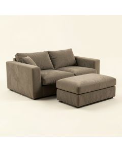 Cassadaga 99 '' Wide Microfiber/Microsuede Reversible Sleeper Sofa & Chaise With Ottoman (synthetic illustration; no displayed measurements)