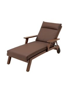 Chakotay Outdoor Reclining Chaise Lounge With Cushion