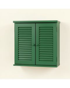 Sage Bridge Wall-Mounted Laundry Cabinet - Green (synthetic illustration; no displayed measurements)