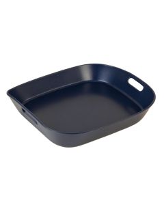 Moss Branch Serving Tray - Navy (synthetic illustration; no displayed measurements)