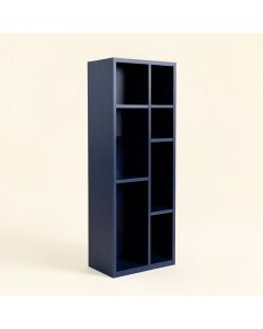 Aspen Edge Narrow Cubby Tower - Navy (synthetic illustration; no displayed measurements)