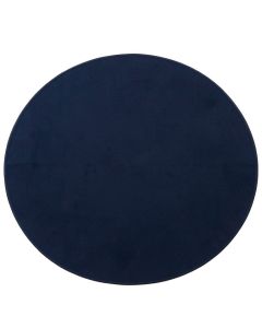 Laurel Branch Round Area Rug - Navy (synthetic illustration; no displayed measurements)