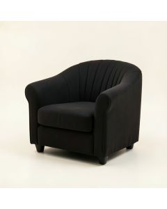 Rowan Crossing Upholstered Armchair - Black (synthetic illustration; no displayed measurements)