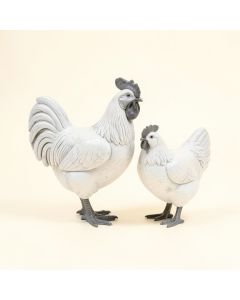 2 Piece Rosenbaum Rooster And Hen Set (synthetic illustration; no displayed measurements)