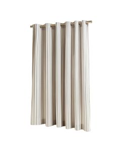 Junious Haus Home Harriman Striped Sheer Grommet Curtain Panels