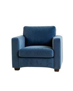 Heath Bluff Upholstered Armchair - Blue