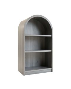 Dune Crest Freestanding Bookcase - Gray (synthetic illustration; no displayed measurements)