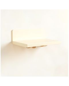 Sage Falls Wall-Mounted Cat Perch - Ivory (synthetic illustration; no displayed measurements)