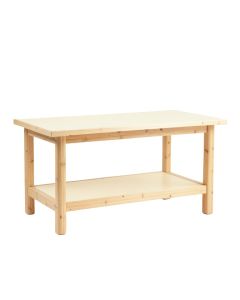 Flint Crest Empty Workshop Workbench - Cream (synthetic illustration; no displayed measurements)
