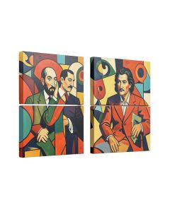 By Pablo Picasso - 2 Piece Floater Frame Print Set On Canvas (synthetic illustration; no displayed measurements)