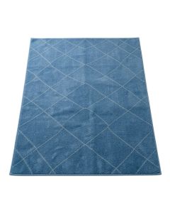 Linden Bend Rectangular Area Rug - Blue