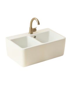 33 '' L X 18 '' W Double Basin Farmhouse Kitchen Sink