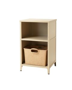 Maple Bluff Freestanding Pull-Out Hamper Cabinet - Beige (synthetic illustration; no displayed measurements)