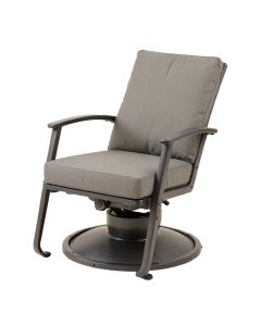 Deluxe Swivel Patio Chair With Cushions (synthetic illustration; no displayed measurements)