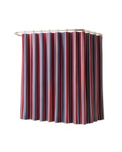 Benjamin Striped Single Shower Curtain (synthetic illustration; no displayed measurements)