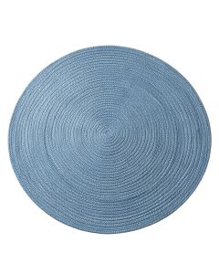 Field Bluff Round Area Rug - Blue (synthetic illustration; no displayed measurements)