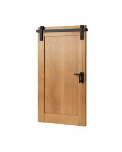 Flush Manufactured Wood Finish Barn Door With Installation Hardware Kit