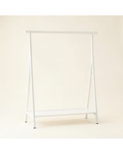 Rowan Branch Empty Garment Rack - White (synthetic illustration; no displayed measurements)