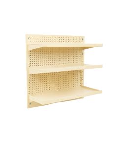 Holly Crossing Empty Wall-Mounted Tool Organizer Panel - Cream