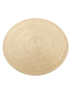 Pine Branch Round Area Rug - Beige (synthetic illustration; no displayed measurements)