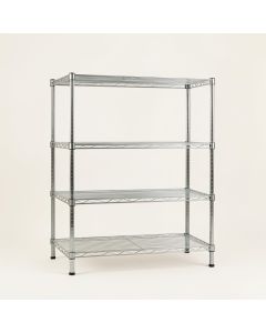 61.5 '' H X 30 '' W X 14 '' D 5 Shelf Wire Shelving Unit (synthetic illustration; no displayed measurements)