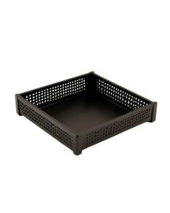 Moss Brook Empty Under-Desk Cable Tray - Black
