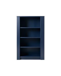 Oak Crest Freestanding Bookcase - Navy (synthetic illustration; no displayed measurements)