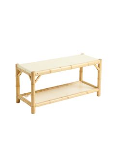 Meadow Dell Indoor Bench - Cream (synthetic illustration; no displayed measurements)