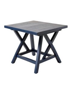 Juniper Bluff Patio Table - Navy (synthetic illustration; no displayed measurements)