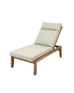 39.5 '' Long Reclining Chaise Lounge Set With Cushions