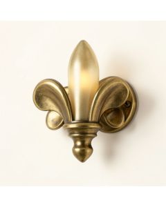 Fleur De Lis Candle Wall Light (synthetic illustration; no displayed measurements)