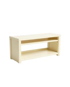 Harbor Canyon Narrow Outdoor Storage Bench - Cream (synthetic illustration; no displayed measurements)
