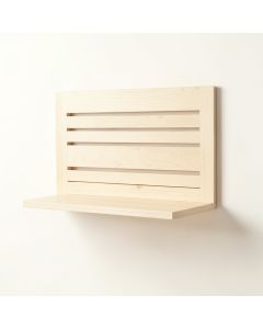 Spruce Brook Wall-Mounted Entryway Organizer Shelf - Ivory (synthetic illustration; no displayed measurements)