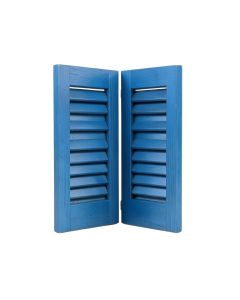 2 Piece Home Is Where You Set Your Anchor Double Sided Shutter Wall Décor Set