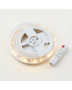 10M 3528 Smd Rgb 600 Led Strip Light String Tape+44 Key Ir Remote Control (synthetic illustration; no displayed measurements)