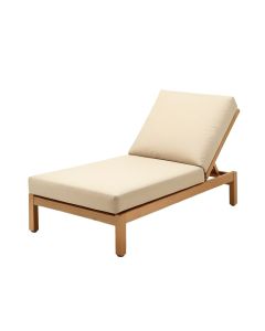 Cartert Outdoor Double Chaise Lounge With Cushion