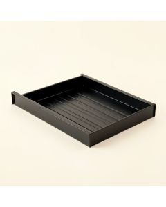Heath Arc Empty Under-Desk Cable Tray (synthetic illustration; no displayed measurements)