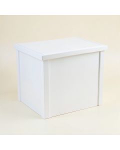 Cliff Crest Closed Outdoor Storage Box - White (synthetic illustration; no displayed measurements)