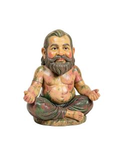 Gnamaste Meditating Yoga Gnome Statue