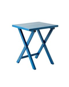 Cedar Bridge Compact Balcony Table - Blue (synthetic illustration; no displayed measurements)