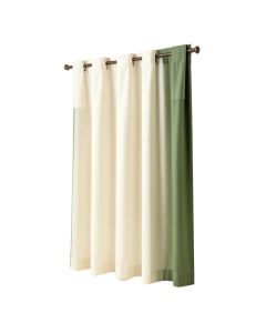 Liebert Solid Semi-Sheer Tab Top Single Curtain Panel