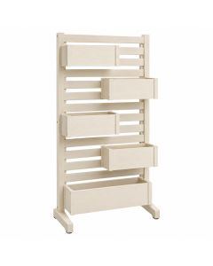 Oak Bridge Empty Vertical Garden Frame - Cream