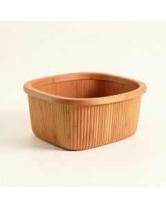 Dune Branch Empty Storage Basket - Terracotta (synthetic illustration; no displayed measurements)